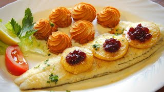 Köllnitzer Zanderfilet | gebratener Zander mit Apfelringen Köllnitzer Zanderfilet | gebratener Zander mit Apfelringen