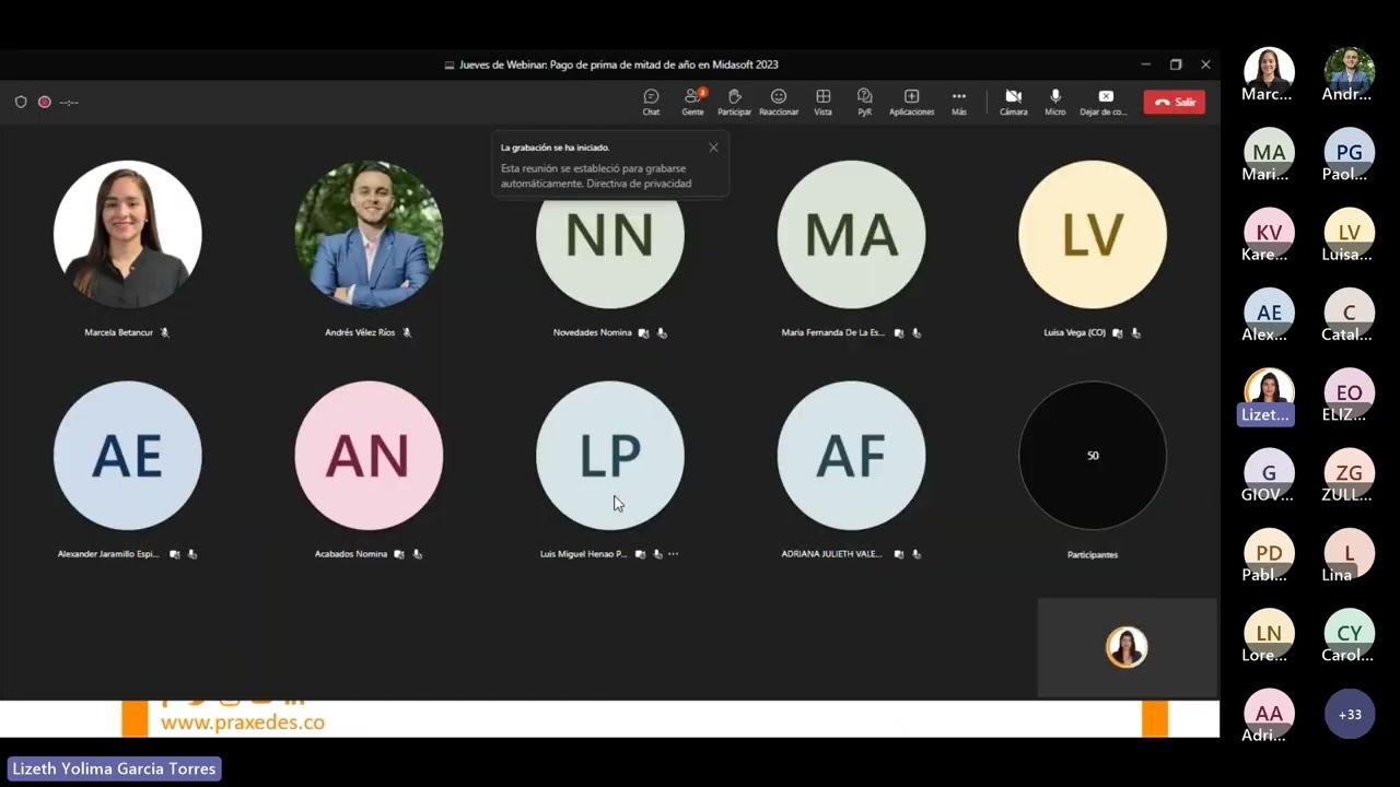 Jueves de webinar - Pago de prima en Midasoft mitad de año en Midasoft