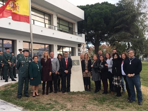 Descubrimiento monolito homenaje y agradecimiento a la Guardia Civil