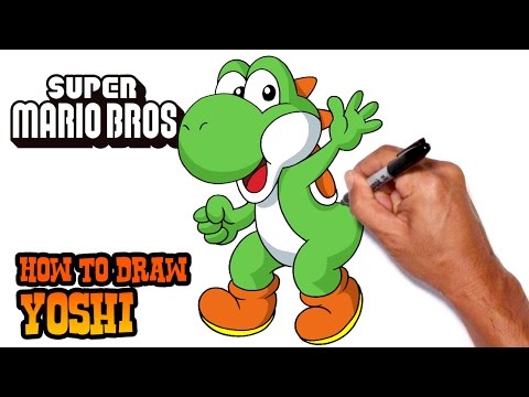 video-linktoworks-How to Draw Yoshi | Super Mario Bros - YouTube