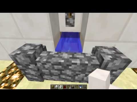 how to make a working sink in minecraft