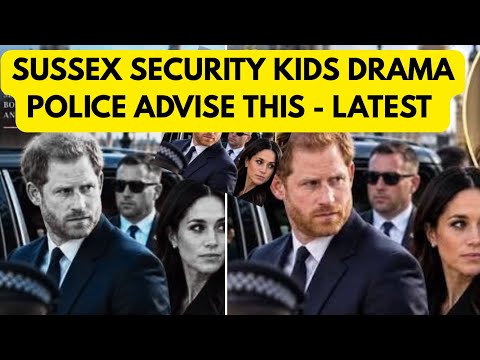 SUSSEX SECURITY DRAMA - POLICE NOW ADVISE THIS TO “PRIVATE CITS” #royal #meghanmarkle #news 