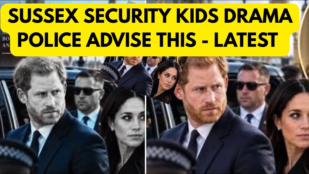 SUSSEX SECURITY DRAMA - POLICE NOW ADVISE THIS TO “PRIVATE CITS” #royal #meghanmarkle #news 
