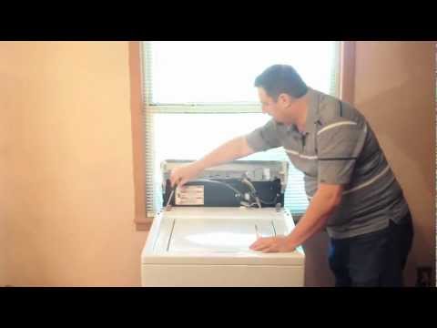 how to drain roper washer