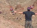 Chris and Paul May Zipline at Bootleg Canyon Boulder City NV