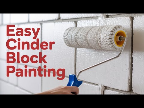 how to repair cinder block wall