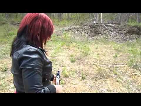 yildiz shotguns - Girlfriend having some fun shooting my skeet gun (Yildiz O/U 20 gauge).