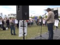 Beatrix von Storch auf der Anti-ESM-Demo vor dem Reichstag