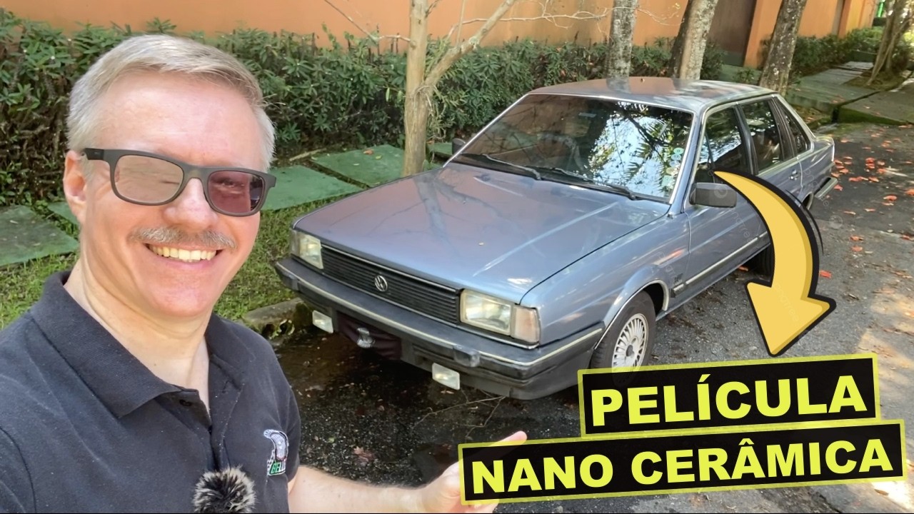 INSTALAMOS A PELÍCULA DE NANO CERÂMICA: FUNCIONA? | Santana Vlog