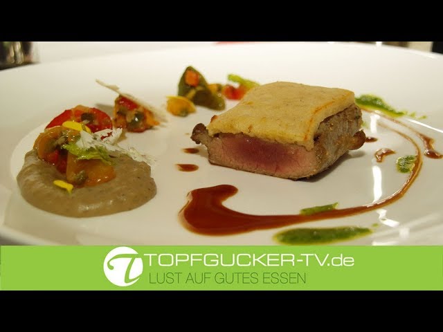 Rosa gebratenes Lammfilet mit Kruste aus Ziegenkäse | Topfgucker-TV