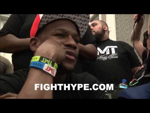 FLOYD MAYWEATHER DISCUSSES TRAINING CAMP FOR MARCOS MAIDANA:
