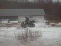 Me ridin my quad