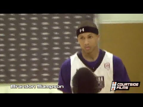 LSU Hoops Signee Brandon Sampson Shows Off His Dunk Skills