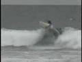 Garazi Sanchez surfing