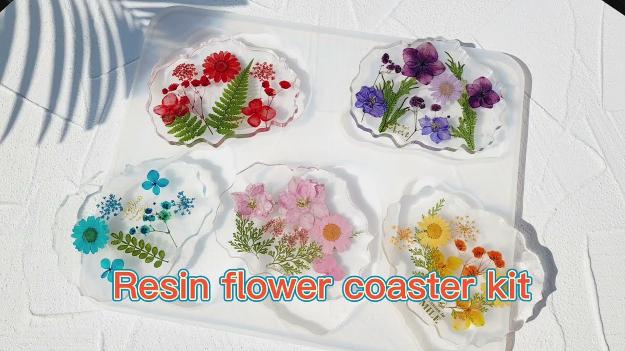 UV Resin Flower Coaster Kit