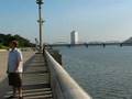 Taedong Promenade near the Tower of the Juche Idea