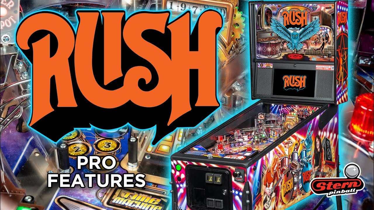 RUSH PINBALL REVEALED to Pinball News First & Free