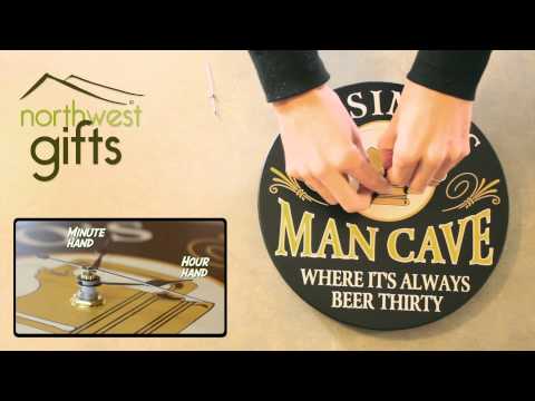 how to attach clock hands