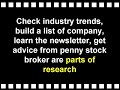 Find Penny Stocks List | Penny Stock Picks