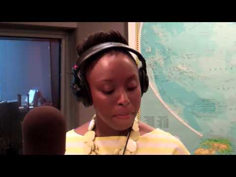 Novel - Nigerian writer Chimamanda Ngozi Adichie reads a passage from her latest novel