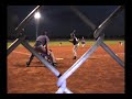 Funny Baseball Blooper , Batter gets hit by Catcher