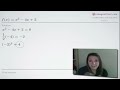 Completing the square of a quadratic function