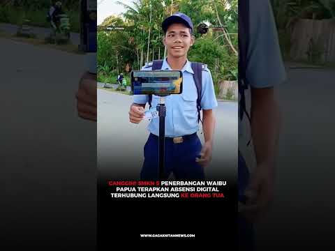 Canggih! SMKN 5 Penerbangan Waibu Papua Terapkan Absensi Digital Terhubung Langsung ke Orang Tua