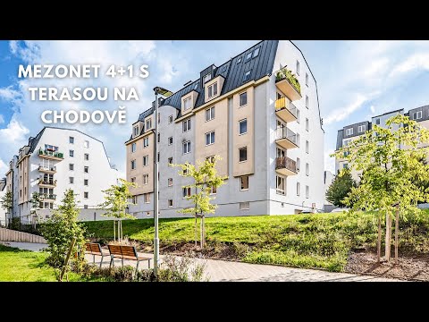 Video Pronájem mezonetového bytu 4+1 s terasou