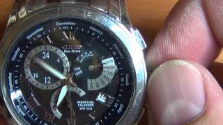 Wrist Watch Review: Part 3 – Citizen Eco-Drive Perpetual Calendar WR 100 – Calibre 8700