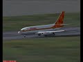 Madeira landing with 737-200