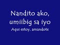 Nandito Ako (Thalía, idioma tagalo)