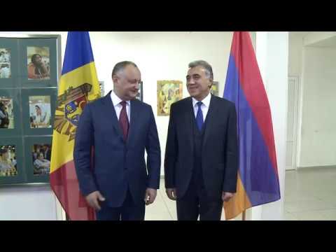 Șeful statului a avut o întrevedere cu vice-președintele Federației de Șah din Armenia