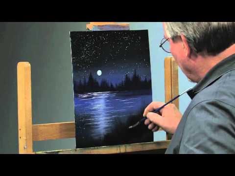 how to paint at night