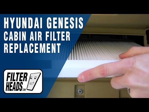 Cabin air filter replacement- Hyundai Genesis