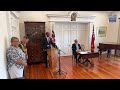 Live Video: Ministers being sworn in at Govt House