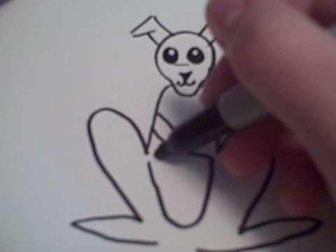 how to draw kangaroo