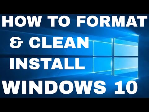 video-linktoworks-Windows 10 Formatting and Clean Installation