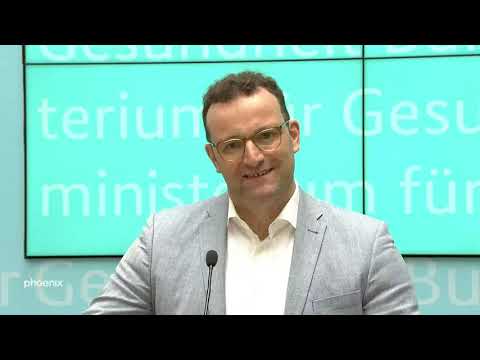 Bundesgesundheitsminister Jens Spahn stellt Arbeitsen ...