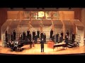 university of miami/frost school of music's women's chamber ensemble performing in march, 2008.  conducted by tobin sparfeld.

www.tobinsparfeld.com

the words are from an ancient curse:  