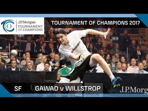 Squash: Gawad v Willstrop - Tournament of Champions 2017 SF Highlights