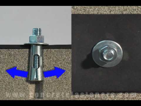 how to fasten screws into concrete