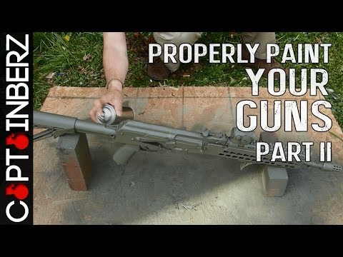 how to spray paint an ak 47