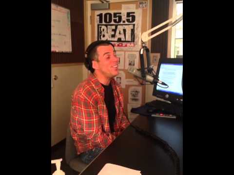 Steve-O with 105.5 the Beat before Off The Hook Comedy Club in Marco Island
