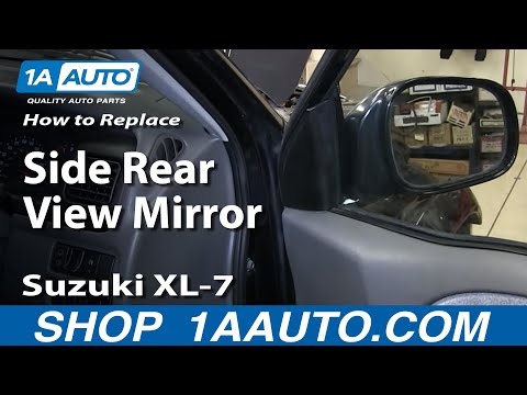 How To Install Replace Side Rear View Mirror 2001-06 Suzuki XL-7