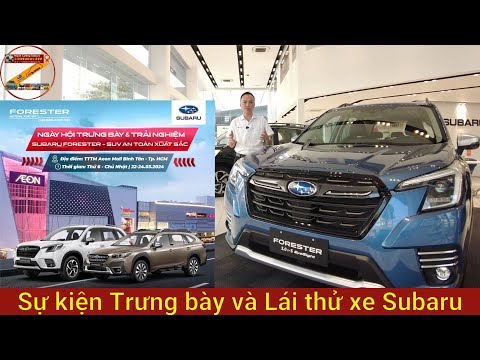 Chương trình trưng bày và Lái thử xe Subaru tại AeonMall Bình Tân