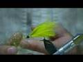 The yellow fox trout streamer
