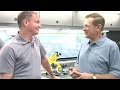 rob burbick of nike golf talks about tiger's clubs in the nike tour van at the byron nelson championship with russ ryden of devoted golfer.tv.