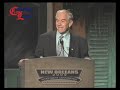 On October 11, Congressman Ron Paul served as the keynote speaker for the 2009 New Orleans Investment Conference. He addressed the crowd on the subject of 