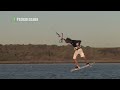 Crail Grab, powered & unhooked - Kitesurfing Trick Terminology - Progression - 10-21