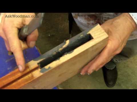 how to fill knot holes and voids in unique lumber